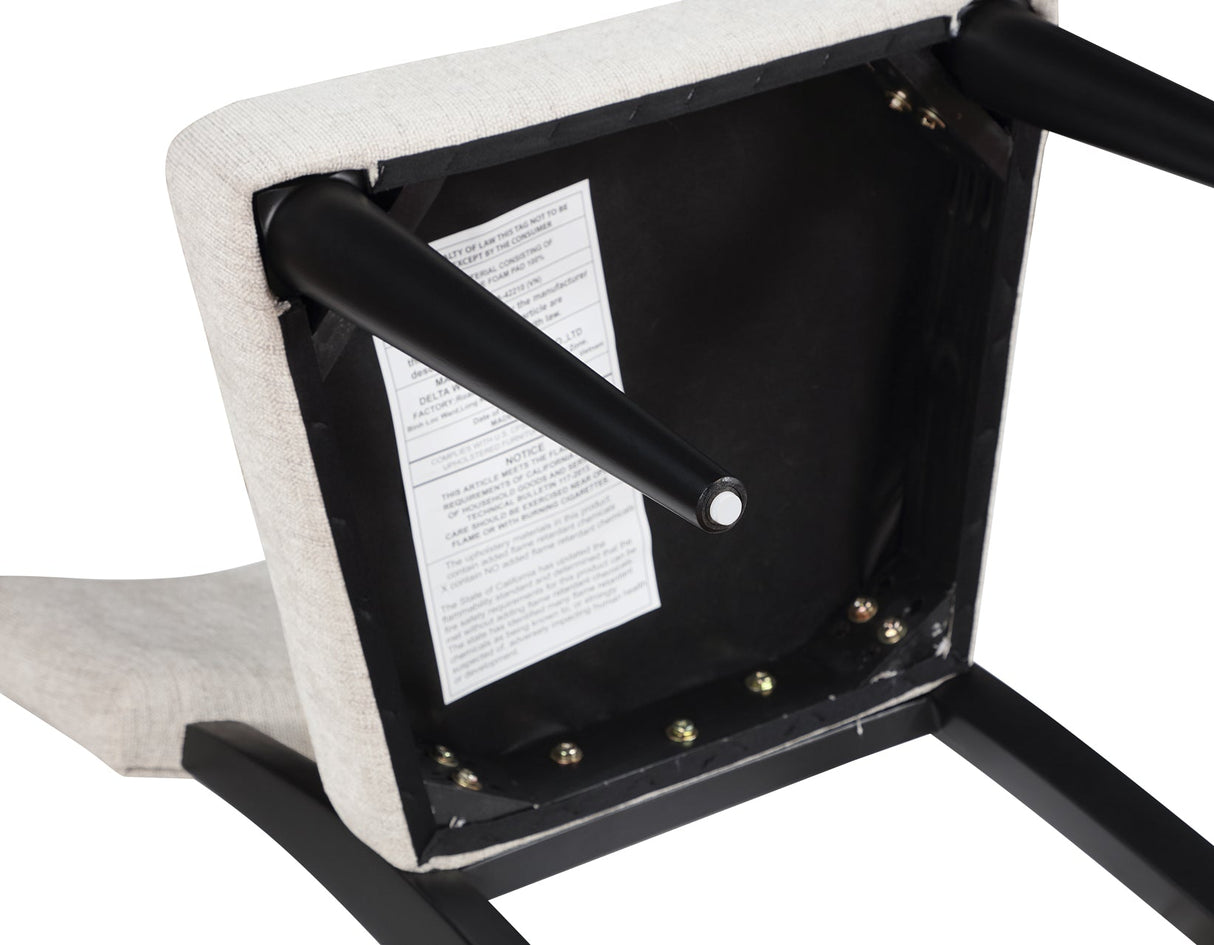 Colvin Black/White Round Marble Top Dining Room Set by Steve Silver at Eve Furniture