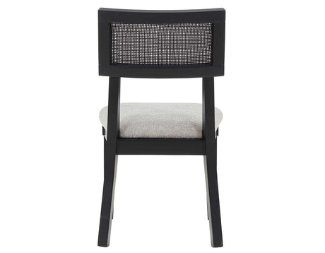 Colvin Cane Side Chair, Black by Steve Silver at Eve Furniture