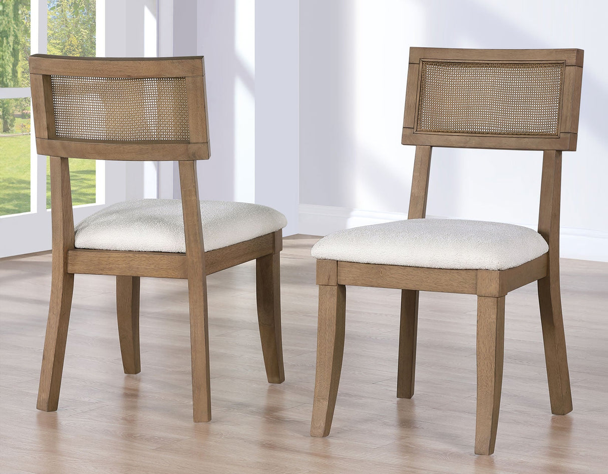 Colvin Toffee Brown Round Dining Room Set by Steve Silver at Eve Furniture