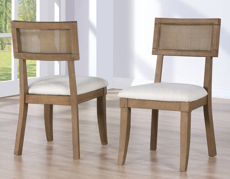 Colvin Toffee Brown Round Dining Room Set by Steve Silver at Eve Furniture