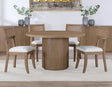 Colvin Toffee Brown Round Dining Room Set by Steve Silver at Eve Furniture