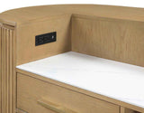 Colvin Toffee Finish Reeded Bar by Steve Silver at Eve Furniture