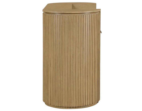 Colvin Toffee Finish Reeded Bar by Steve Silver at Eve Furniture