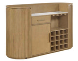 Colvin Toffee Finish Reeded Bar by Steve Silver at Eve Furniture