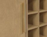 Colvin Toffee Finish Reeded Bar by Steve Silver at Eve Furniture