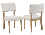 Colvin Toffee/White Round Marble Top Dining Room Set by Steve Silver at Eve Furniture