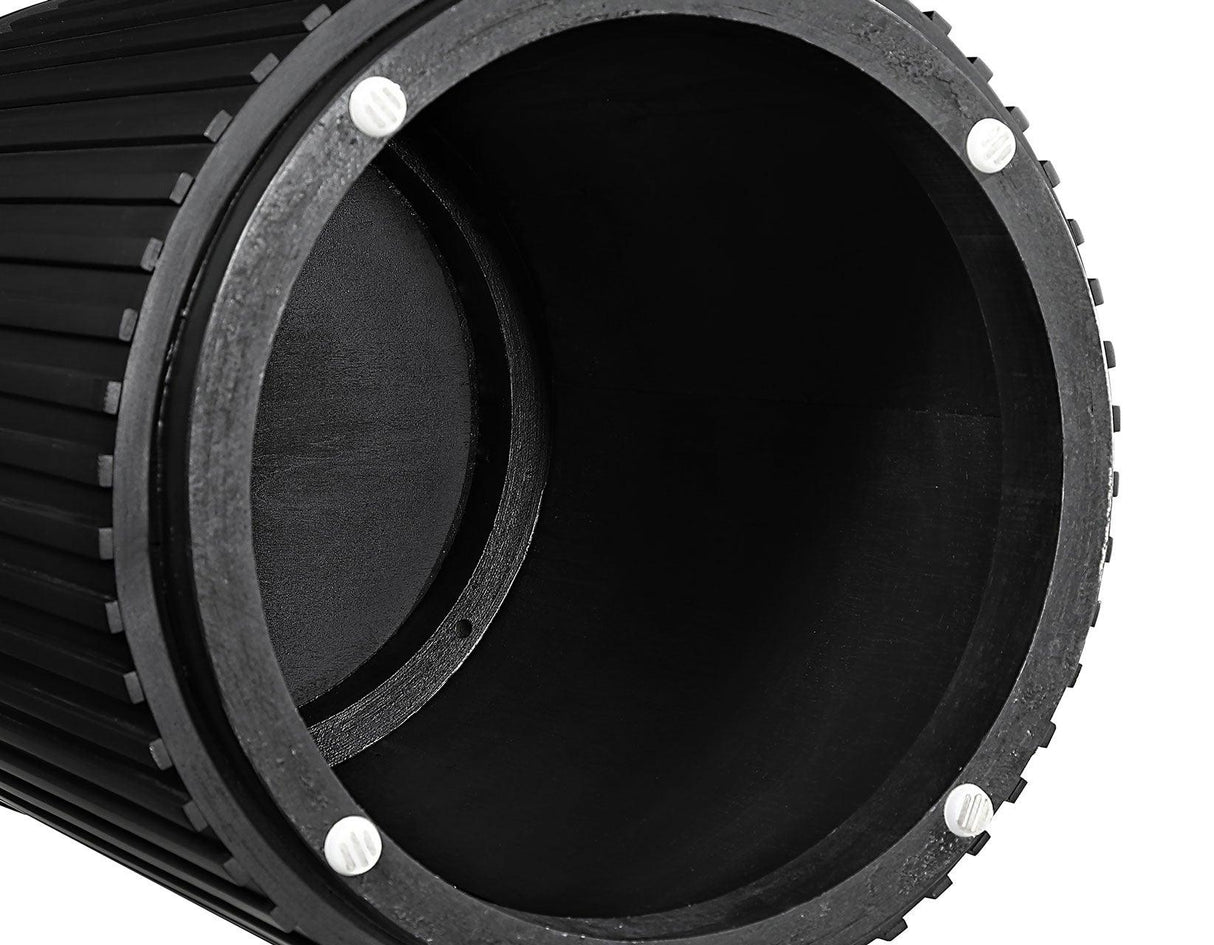 Colvin 18″ Round End Table, Black Finish by Steve Silver at Eve Furniture