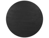 Colvin 36″ Round Castered Coffee Table, Black Finish by Steve Silver at Eve Furniture