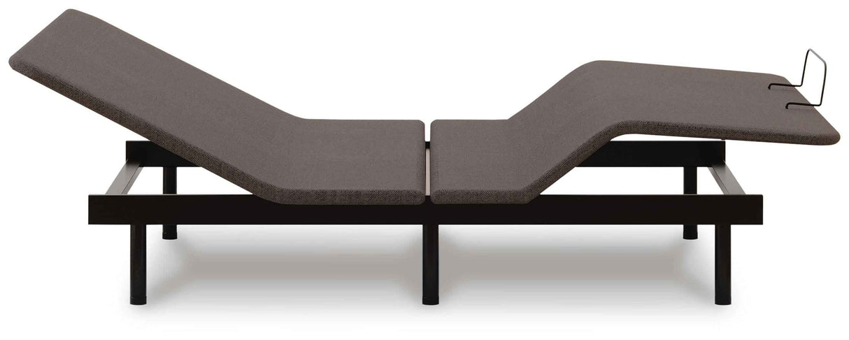 Comfort Classic Adj Base Black California King Adjustable Base by Ashley at Eve Furniture