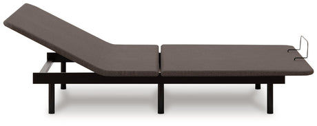 Comfort Classic Adj Base Black Full Adjustable Base by Ashley at Eve Furniture