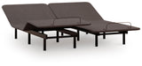 Comfort Classic Black Split California King Adjustable Base by Ashley at Eve Furniture