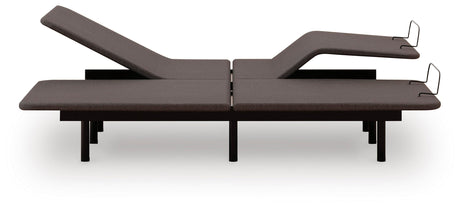 Comfort Classic Black Split California King Adjustable Base by Ashley at Eve Furniture