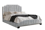 Comfort Cloud Grey Velvet King Bed by Happy Homes at Eve Furniture