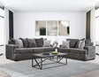 Comfort Vibe Charcoal Sofa & Loveseat by Happy Homes at Eve Furniture