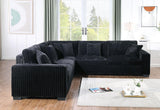 Comfy II Black 2-Piece Right Arm Facing (RAF) Sectional by New Era Innovations at Eve Furniture