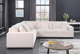 Comfy II Cream 2-Piece Right Arm Facing (RAF) Sectional by New Era Innovations at Eve Furniture