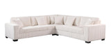 Comfy II Cream 2-Piece Right Arm Facing (RAF) Sectional by New Era Innovations at Eve Furniture