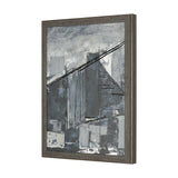 Community 1A by Mercana Studio Hand-Embellished Textured Framed Artwork Matted by Mercana at Eve Furniture