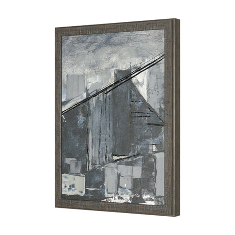 Community 1A by Mercana Studio Hand-Embellished Textured Framed Artwork Matted by Mercana at Eve Furniture