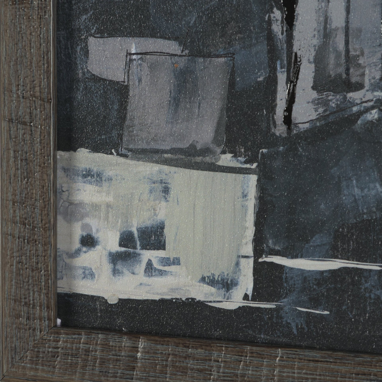 Community 1A by Mercana Studio Hand-Embellished Textured Framed Artwork Matted by Mercana at Eve Furniture
