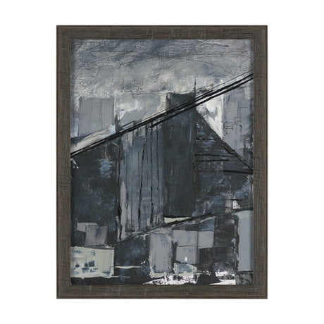 Community 1A by Mercana Studio Hand-Embellished Textured Framed Artwork Matted by Mercana at Eve Furniture