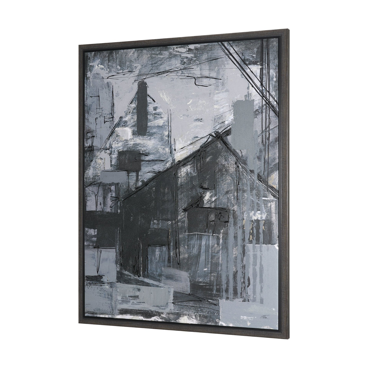 Community 1A by Mercana Studio Hand-Embellished Textured Framed Canvas Artwork by Mercana at Eve Furniture