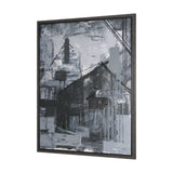 Community 1A by Mercana Studio Hand-Embellished Textured Framed Canvas Artwork by Mercana at Eve Furniture