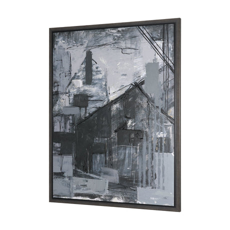 Community 1A by Mercana Studio Hand-Embellished Textured Framed Canvas Artwork by Mercana at Eve Furniture