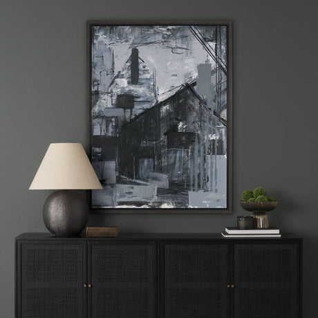 Community 1A by Mercana Studio Hand-Embellished Textured Framed Canvas Artwork by Mercana at Eve Furniture