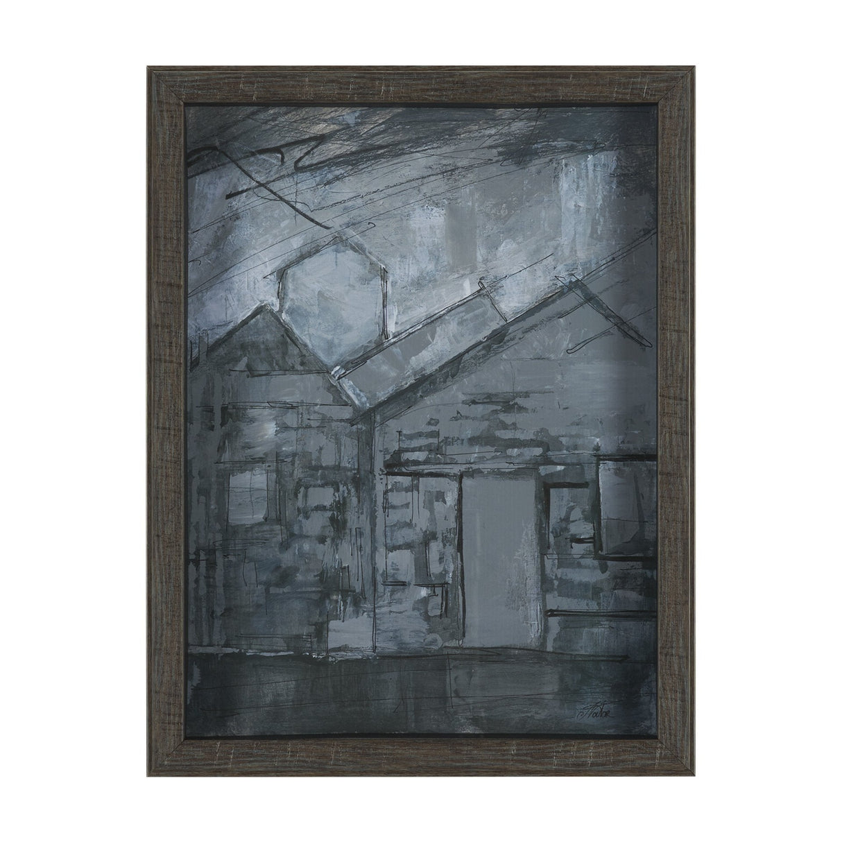Community 1C by Mercana Studio Framed Artwork Matted under Glass by Mercana at Eve Furniture