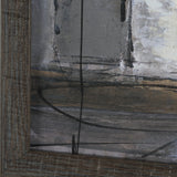 Community 1D by Mercana Studio Hand-Embellished Textured Framed Artwork Matted by Mercana at Eve Furniture