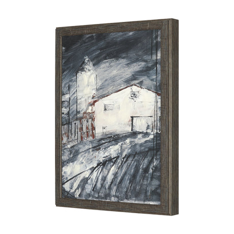 Community 2C by Mercana Studio Hand-Embellished Textured Framed Artwork Matted by Mercana at Eve Furniture