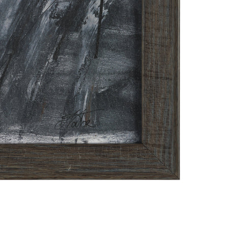 Community 2C by Mercana Studio Hand-Embellished Textured Framed Artwork Matted by Mercana at Eve Furniture
