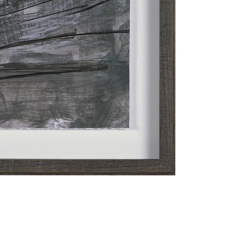 Community 2C by Mercana Studio Hand-Embellished Textured Framed Artwork Matted under Glass by Mercana at Eve Furniture