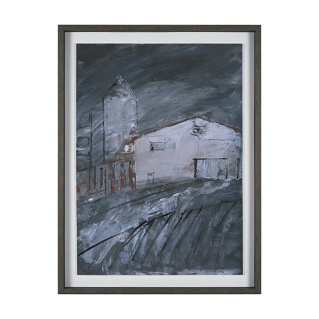Community 2C by Mercana Studio Hand-Embellished Textured Framed Artwork Matted under Glass by Mercana at Eve Furniture
