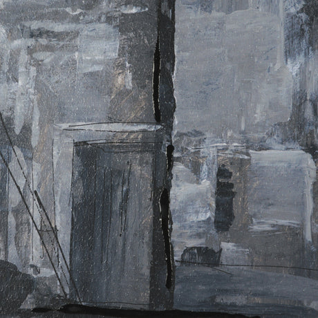 Community 2D by Mercana Studio Hand-Embellished Textured Framed Artwork Matted by Mercana at Eve Furniture