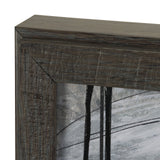 Community 3A by Mercana Studio Hand-Embellished Textured Framed Artwork Matted by Mercana at Eve Furniture