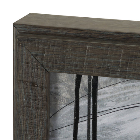 Community 3A by Mercana Studio Hand-Embellished Textured Framed Artwork Matted by Mercana at Eve Furniture