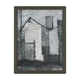 Community 3A by Mercana Studio Hand-Embellished Textured Framed Artwork Matted by Mercana at Eve Furniture