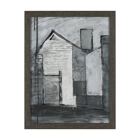 Community 3A by Mercana Studio Hand-Embellished Textured Framed Artwork Matted by Mercana at Eve Furniture