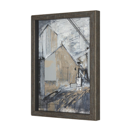 Community 3B by Mercana Studio Framed Artwork Matted under Glass by Mercana at Eve Furniture
