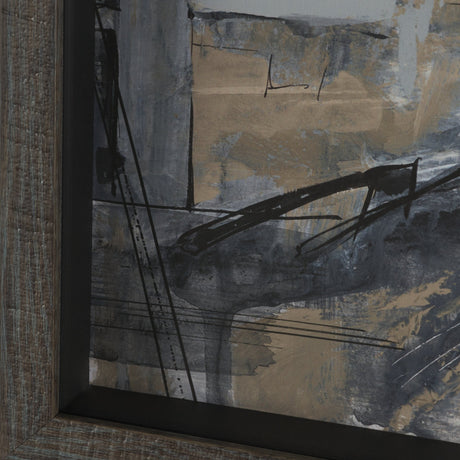 Community 3B by Mercana Studio Framed Artwork Matted under Glass by Mercana at Eve Furniture