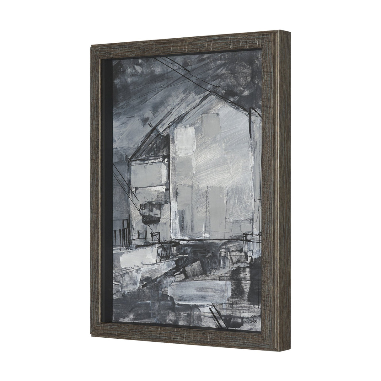 Community 3C by Mercana Studio Framed Artwork Matted under Glass by Mercana at Eve Furniture
