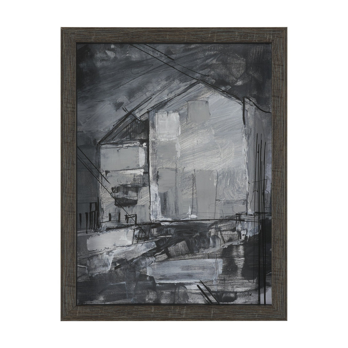 Community 3C by Mercana Studio Framed Artwork Matted under Glass by Mercana at Eve Furniture