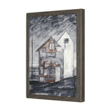 Community 3D by Mercana Studio Hand-Embellished Textured Framed Artwork Matted by Mercana at Eve Furniture