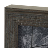 Community 3D by Mercana Studio Hand-Embellished Textured Framed Artwork Matted by Mercana at Eve Furniture