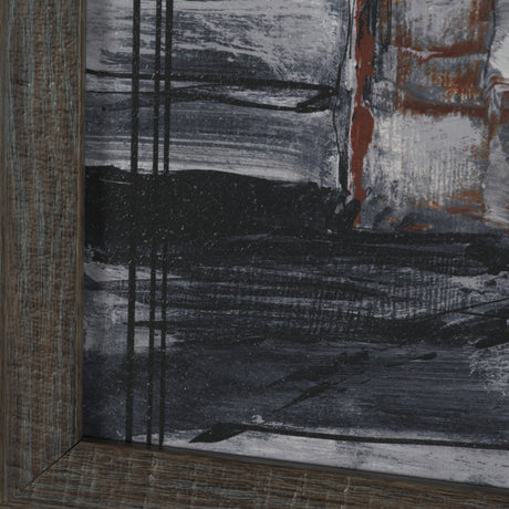 Community 3D by Mercana Studio Hand-Embellished Textured Framed Artwork Matted by Mercana at Eve Furniture