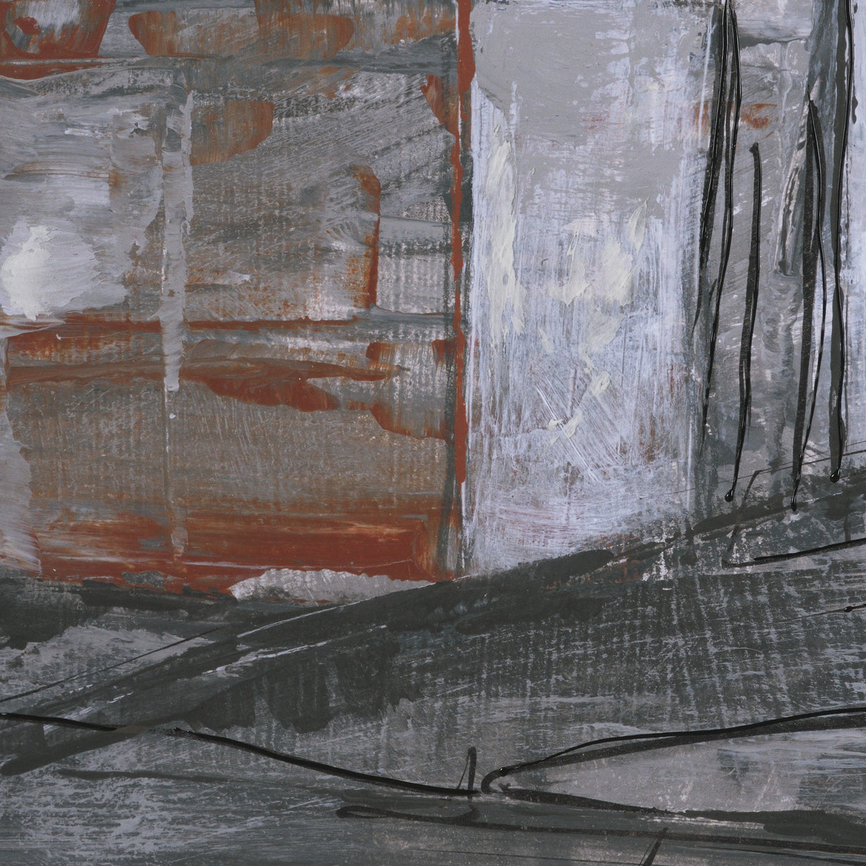 Community 3D by Mercana Studio Hand-Embellished Textured Framed Artwork Matted under Glass by Mercana at Eve Furniture