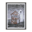 Community 3D by Mercana Studio Hand-Embellished Textured Framed Artwork Matted under Glass by Mercana at Eve Furniture