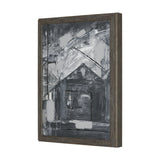 Community 4A by Mercana Studio Hand-Embellished Textured Framed Artwork Matted by Mercana at Eve Furniture